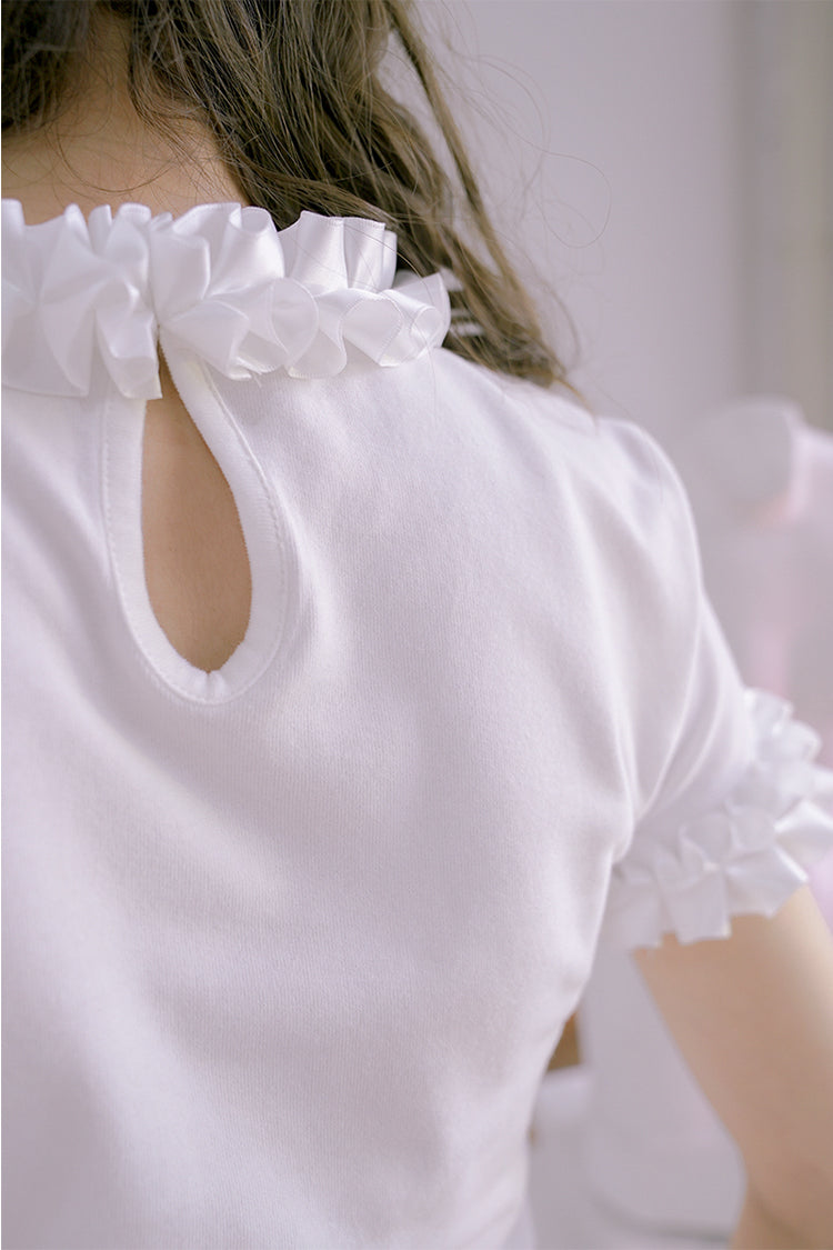 Frill Cute Casual T-Shirt