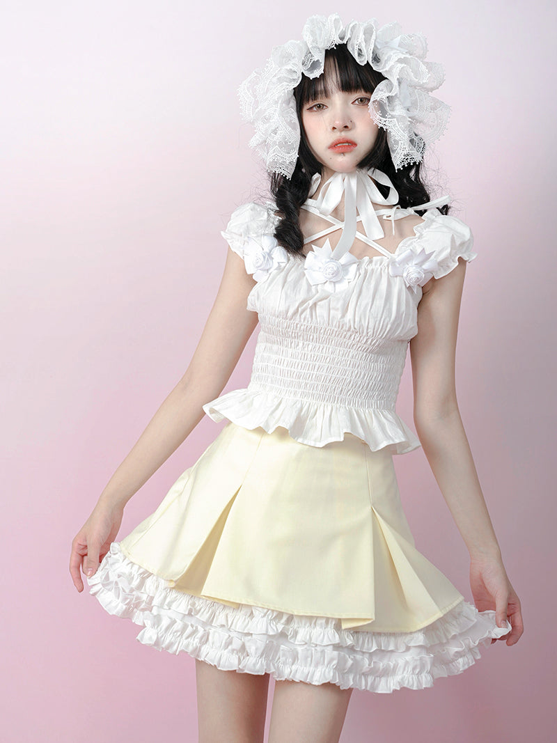 Bow Lace Tie Hair Band & Hand Accessory