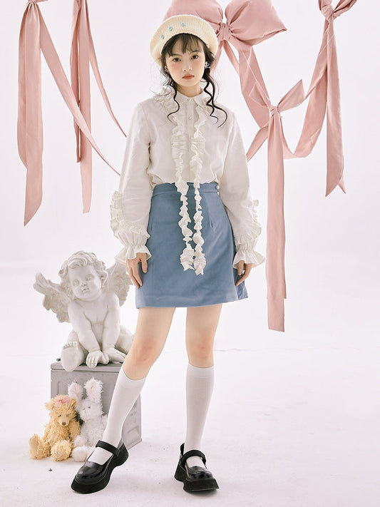 Frill Cute Unique Blouse