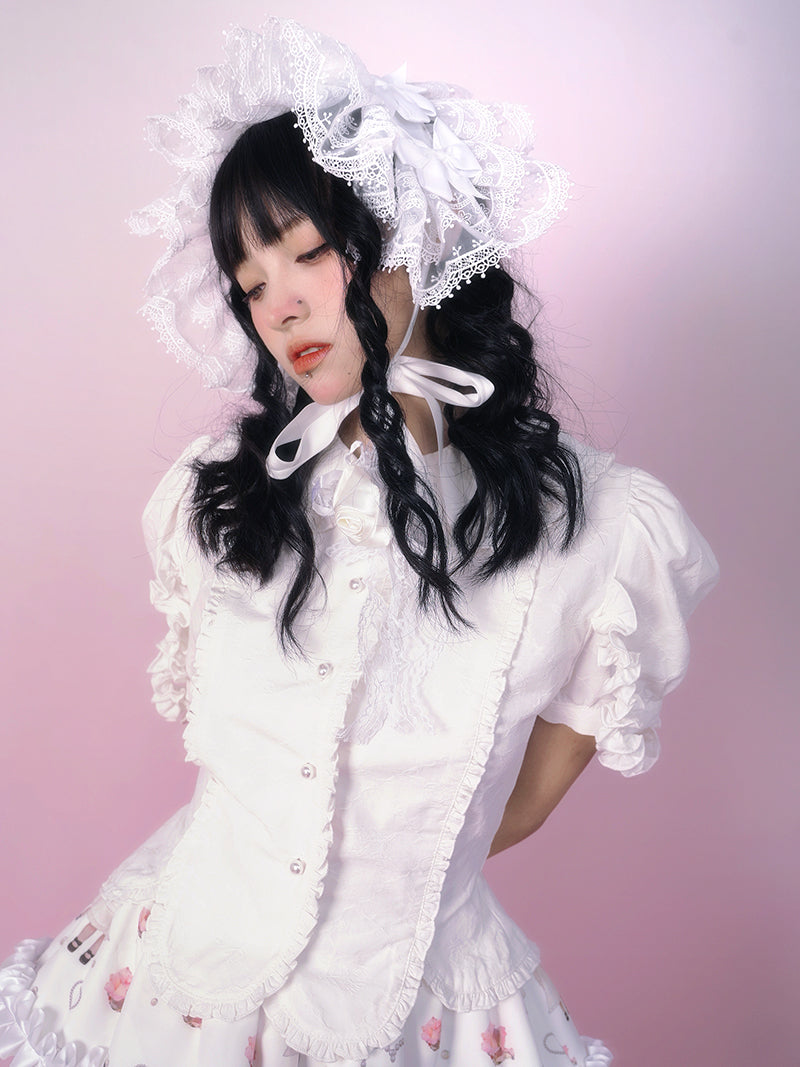 Bow Lace Tie Hair Band & Hand Accessory