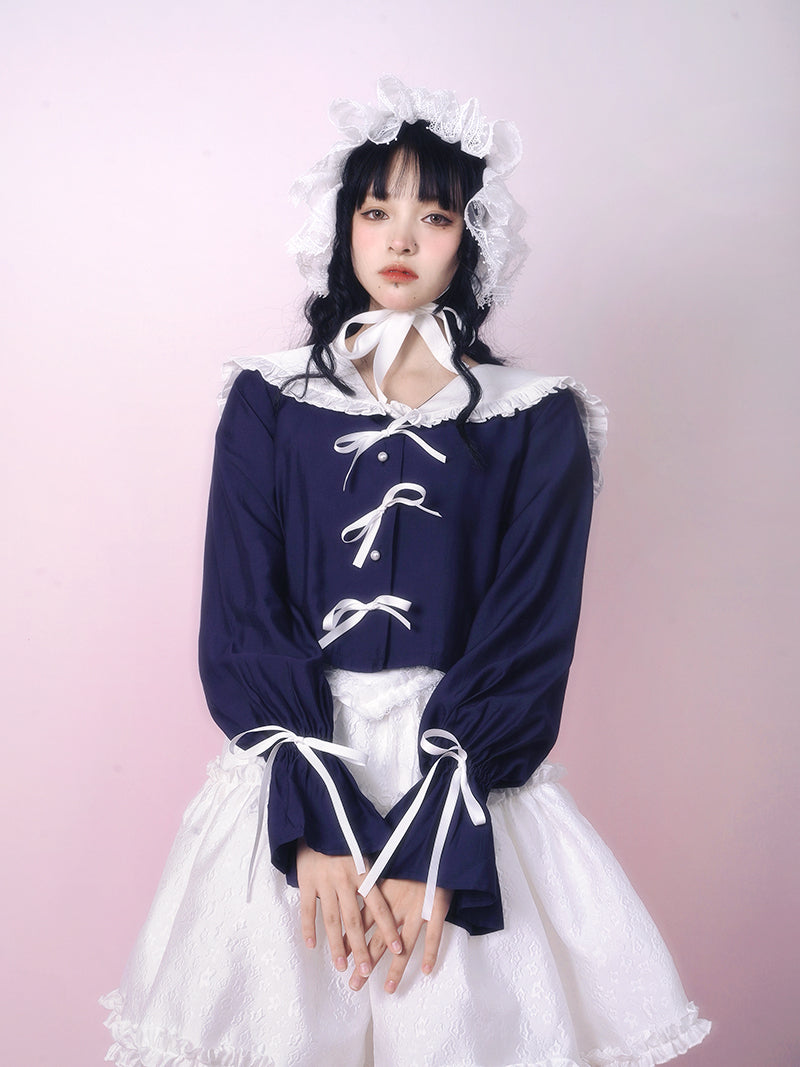 Bow Tie Jacquard Sunscreen Long-sleeved Jacket