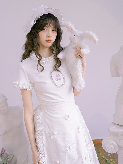 Frill Cute Casual T-Shirt