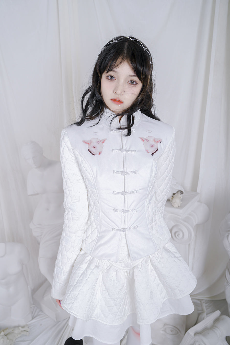 Sheep Unique Chinese Quilting Tops