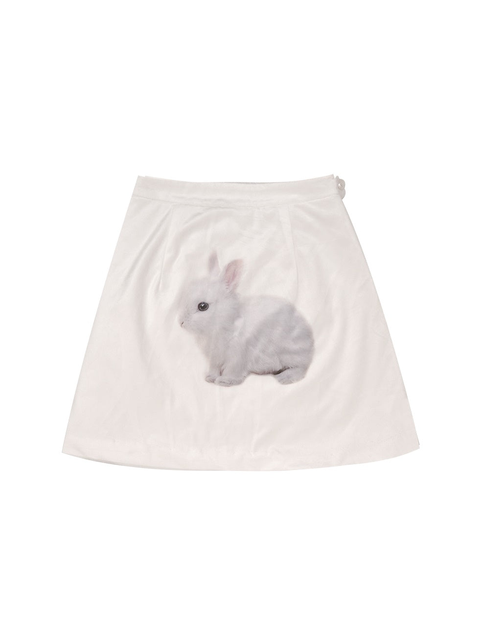 Print Quilted Short Skirt