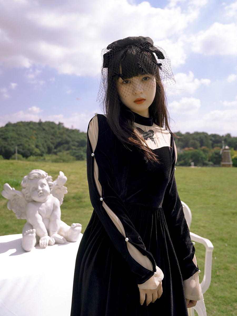 Velvet Butterfly Vintage Pearl One-piece