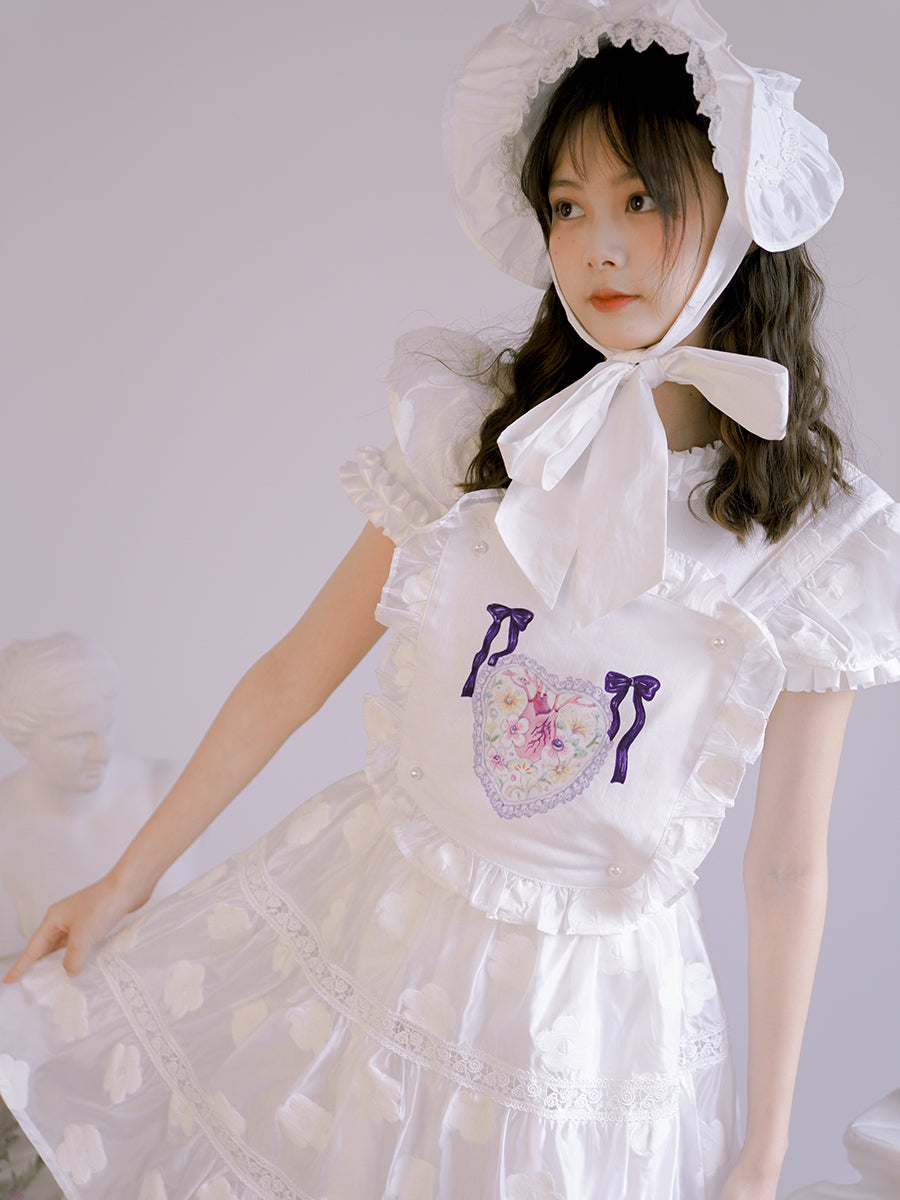 Frill Gothic Lolita  Apron One-piece