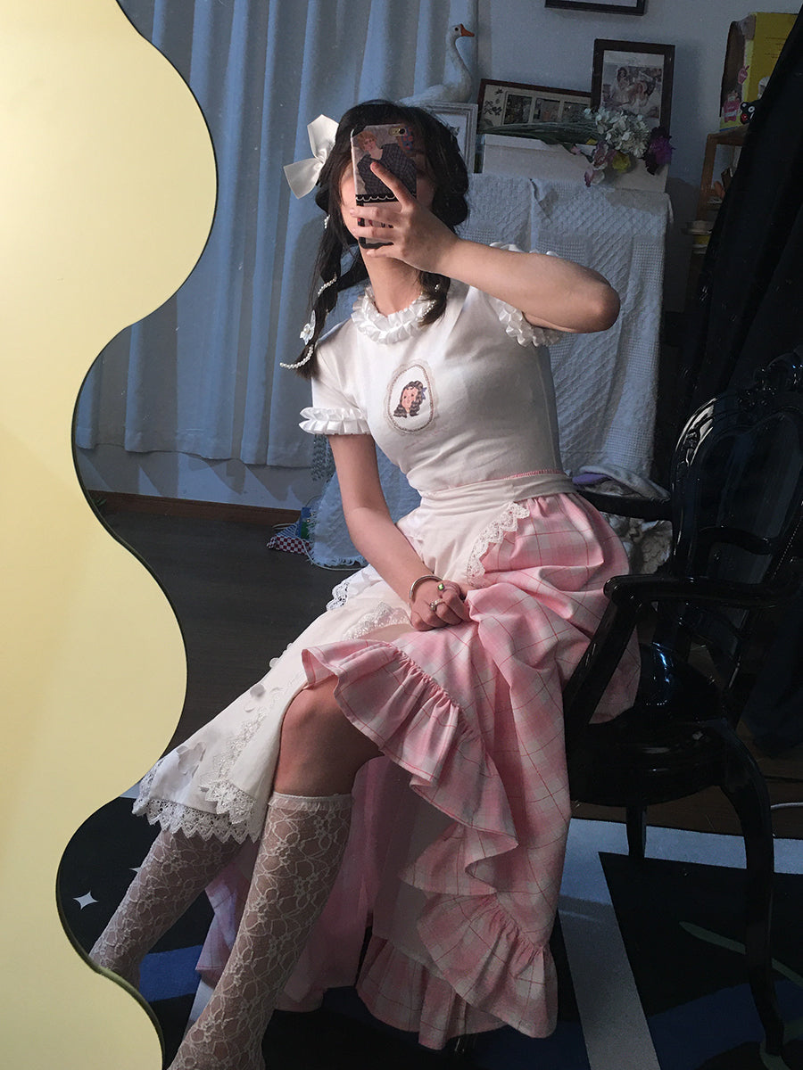 Frill Cute Casual T-Shirt