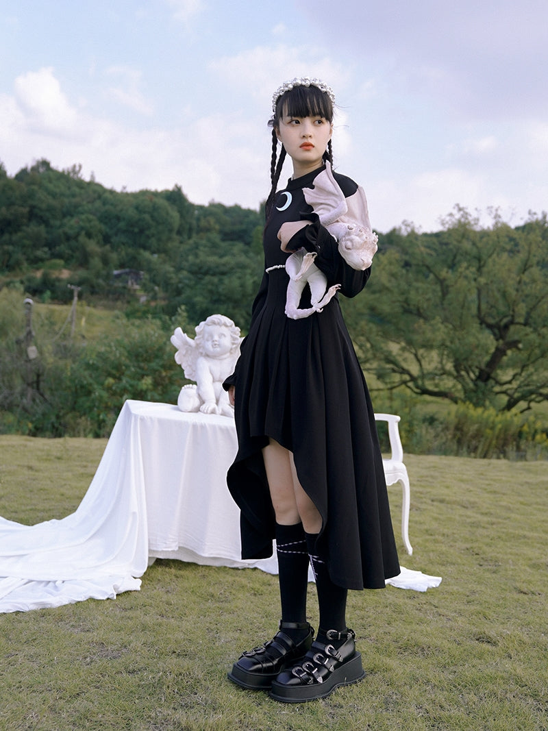 Fish-tail Pearl Flare Classy One-piece