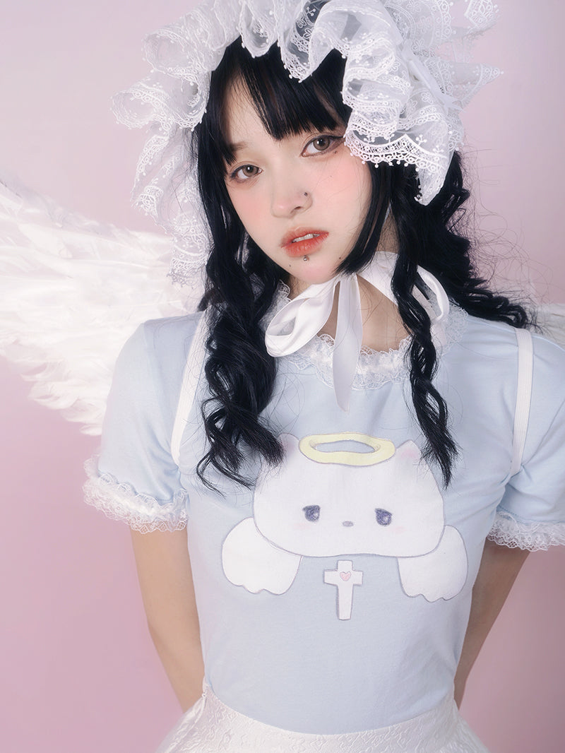 Bow Lace Tie Hair Band & Hand Accessory